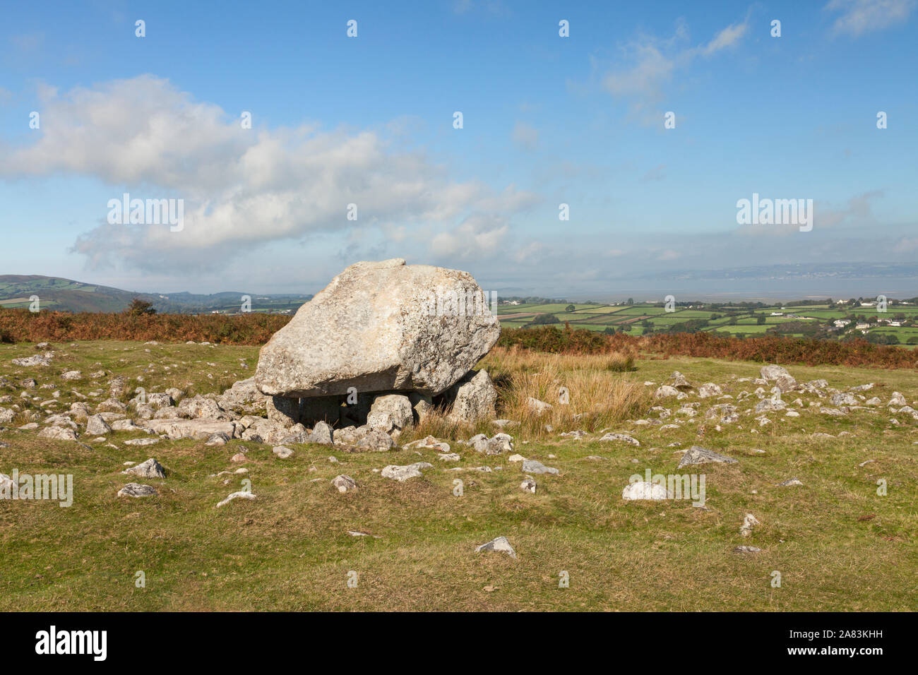 Arthur's Stone (Neolithic burial chamber 2500 BC), Cefn Bryn, Gower