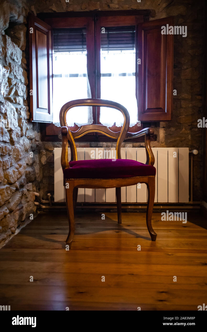 Wood chair cushion hi-res stock photography and images - Alamy