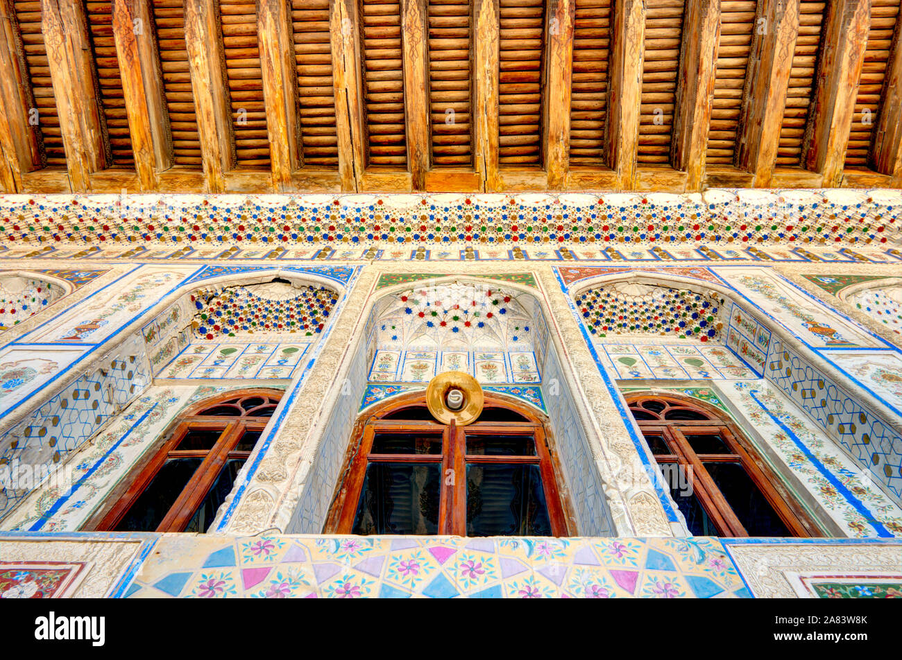 Khodjaev House in Bukhara Stock Photo