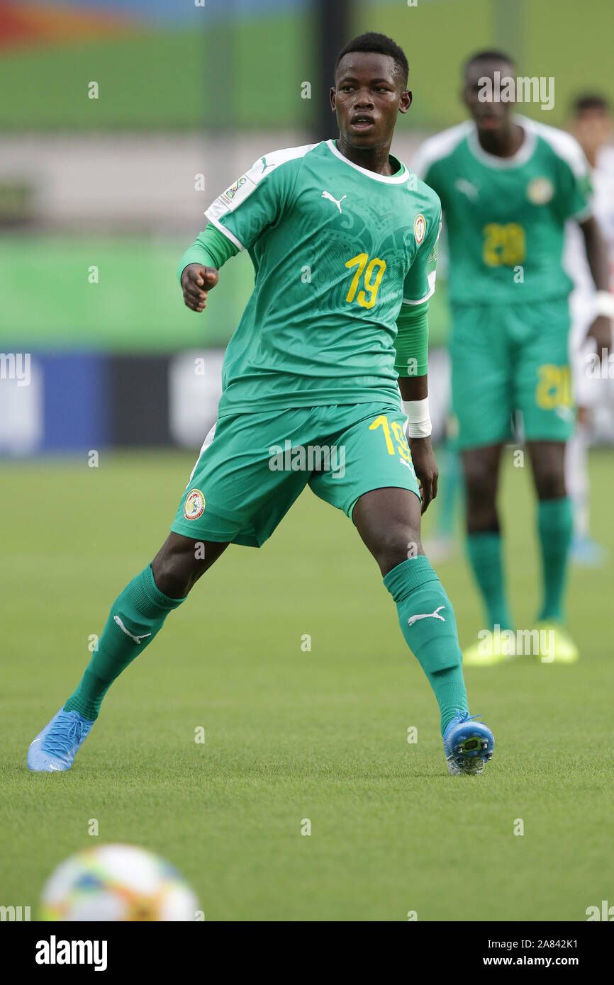 Cariacica, Brazil. 27th Oct, 2019. Senegal's Insa Boye during the FIFA U-17  World Cup Brazil 2019 Group D match between United States 1-4 Senegal at  Estadio Kleber Andrade in Cariacica, Brazil, October