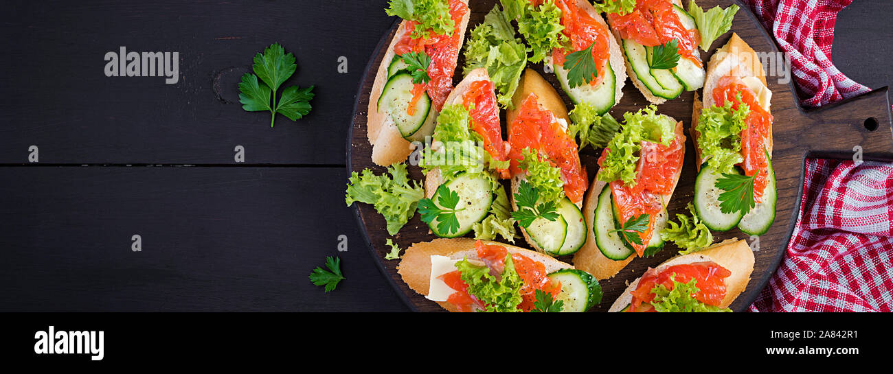 Salmon Filet Overhead Stock Photos Salmon Filet Overhead Stock