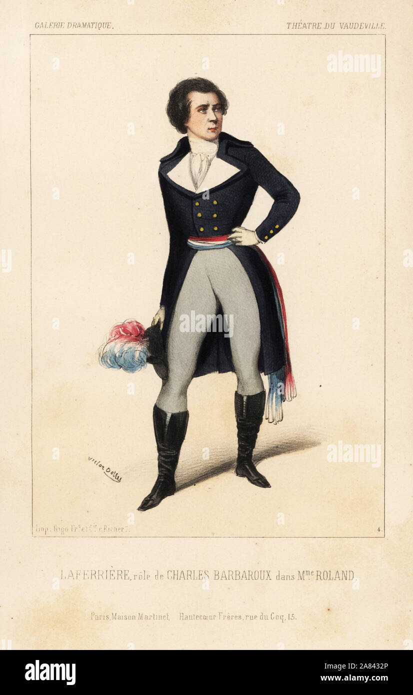 Adolphe Laferriere as Charles Barbaroux in Madame Roland by Virginie ...