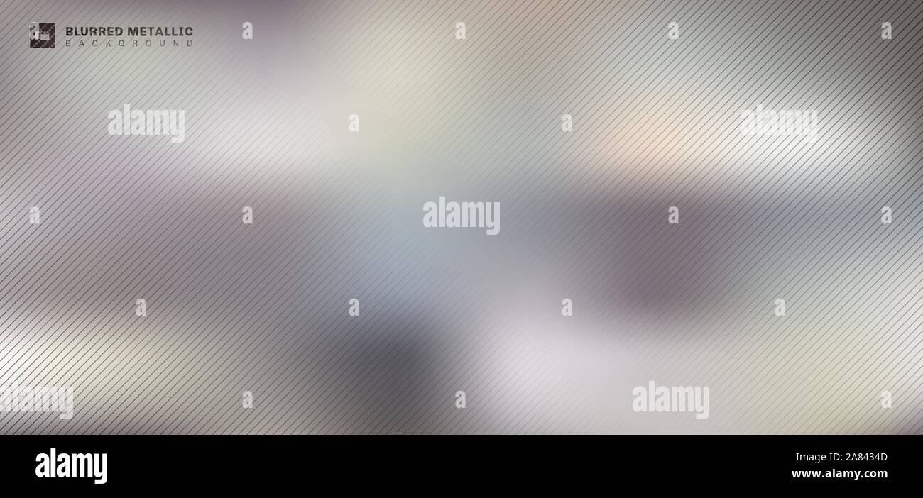 Abstract blurred metal background and texture. metallic backdrop. Vector illustration Stock Vector