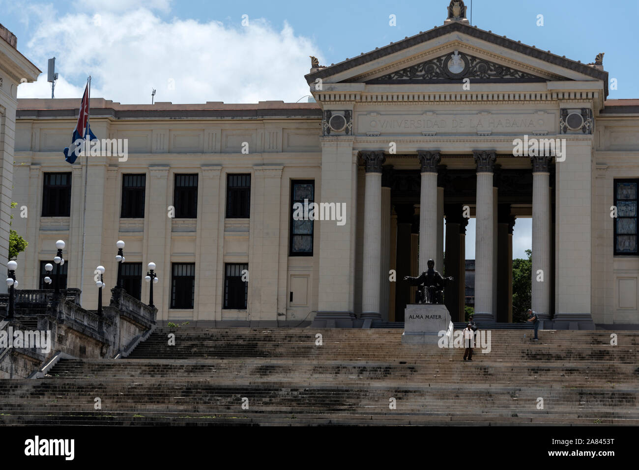 University of Havana- Universidad de la Habana in Havana, Cuba Stock Photo