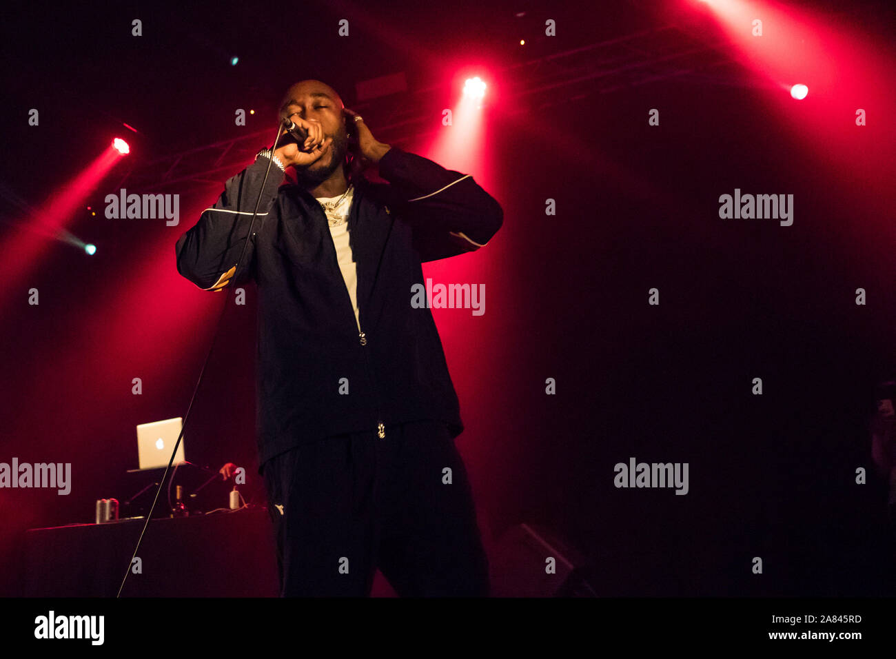 American rapper Freddie Gibbs performs live at Santeria on November 05 ...