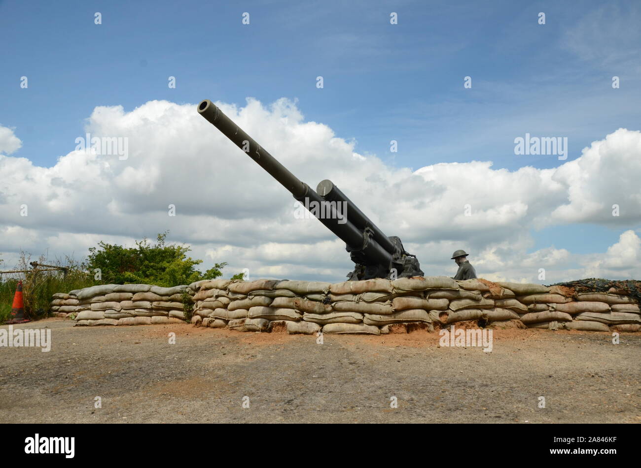 military fortification, coastal artillery battery Stock Photo Alamy