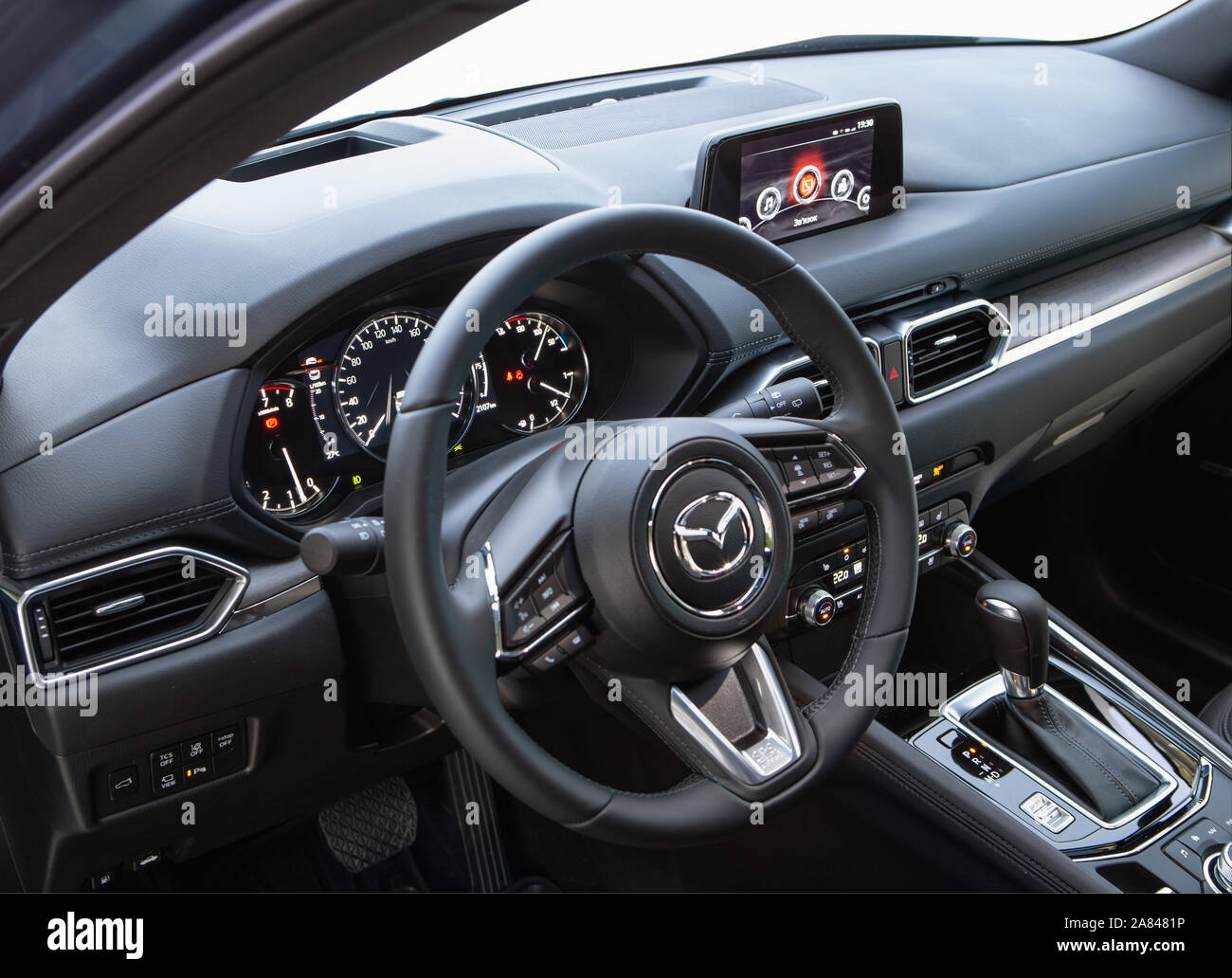 Mazda cx 5 interior hi-res stock photography and images - Alamy