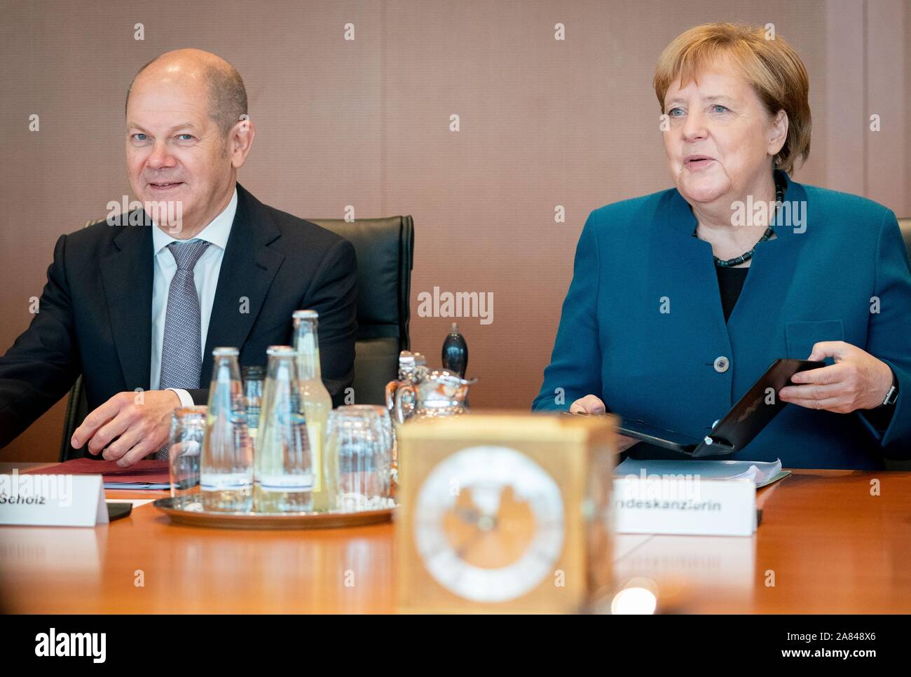 Berlin, Germany. 06th Nov, 2019. Federal Chancellor Angela Merkel (CDU ...