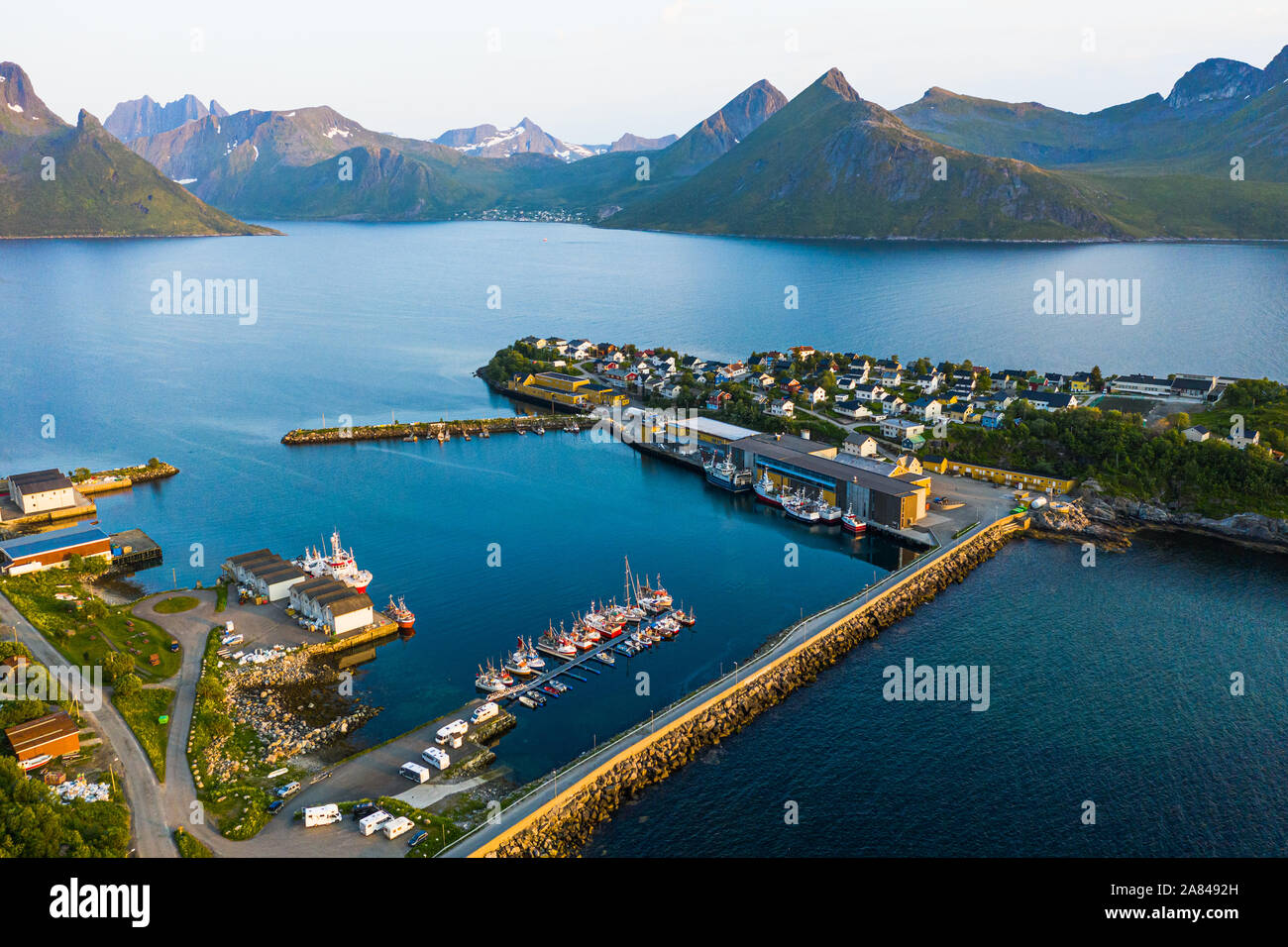 Norway Island Senja Town Village High Resolution Stock Photography And Images Alamy