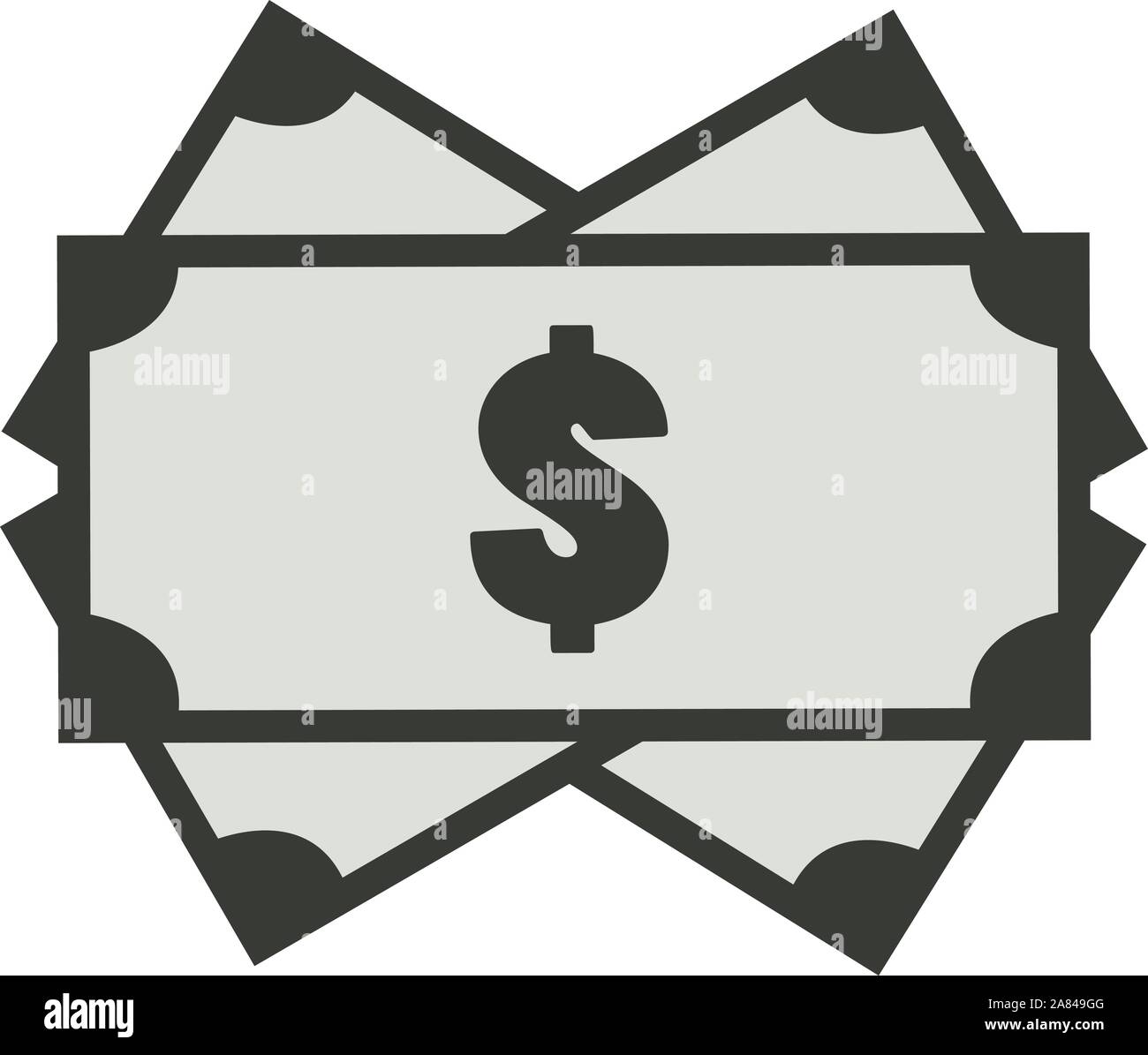 money icon on white background. money sign. flat style design Stock ...