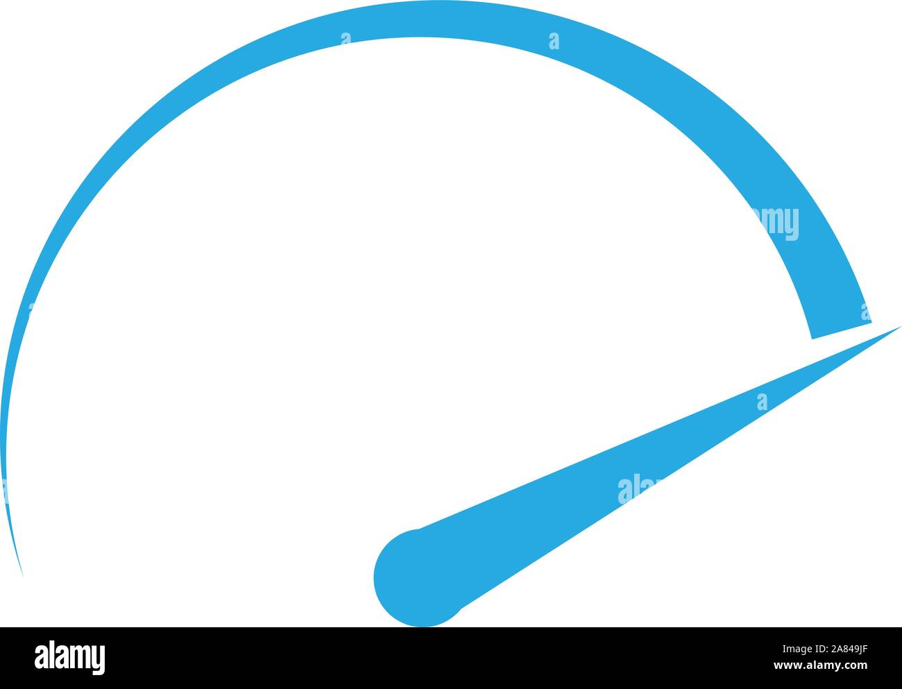 speedometer icon on white background. speedometer sign Stock Vector ...