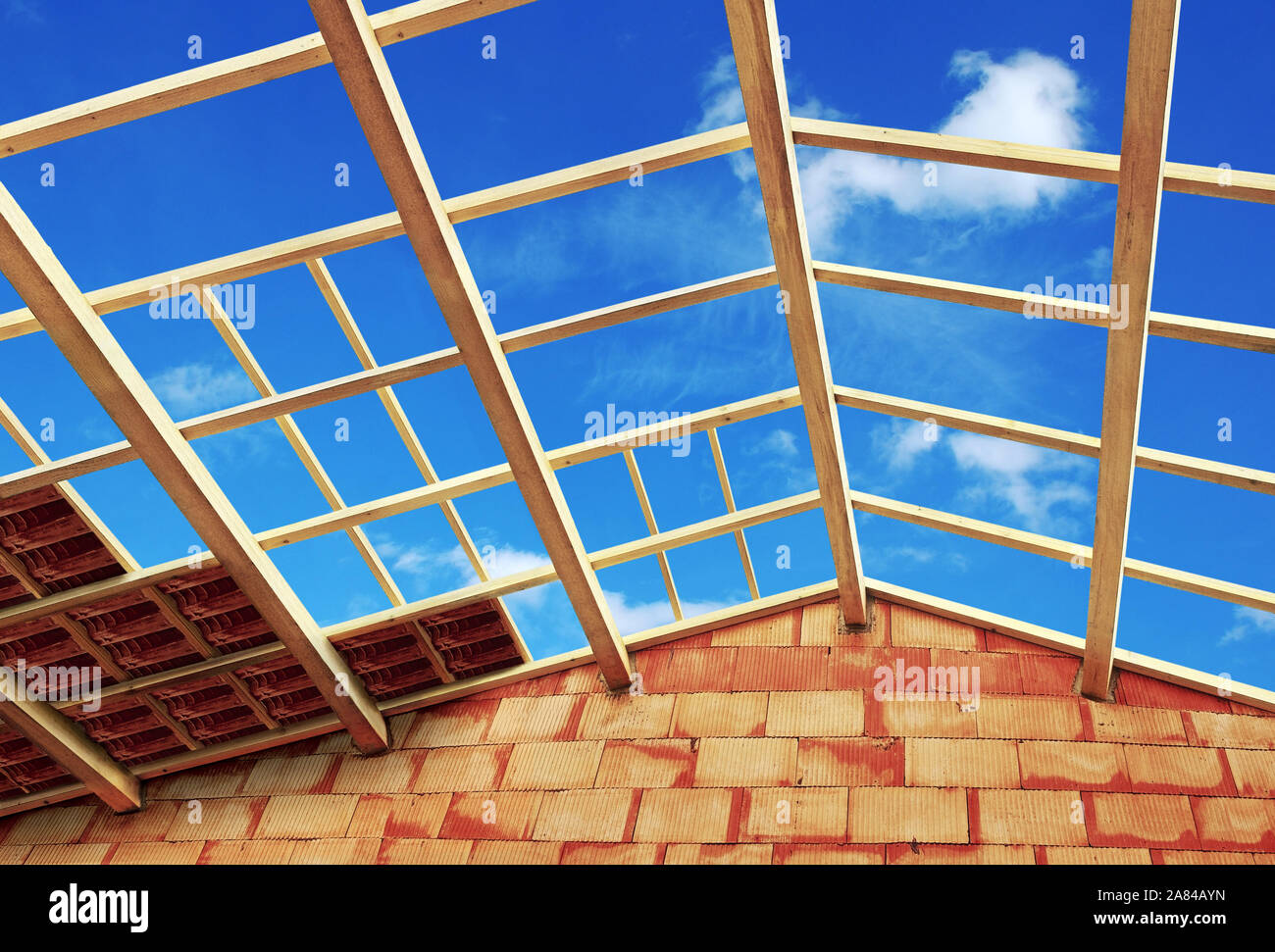Roofing battens hires stock photography and images Alamy