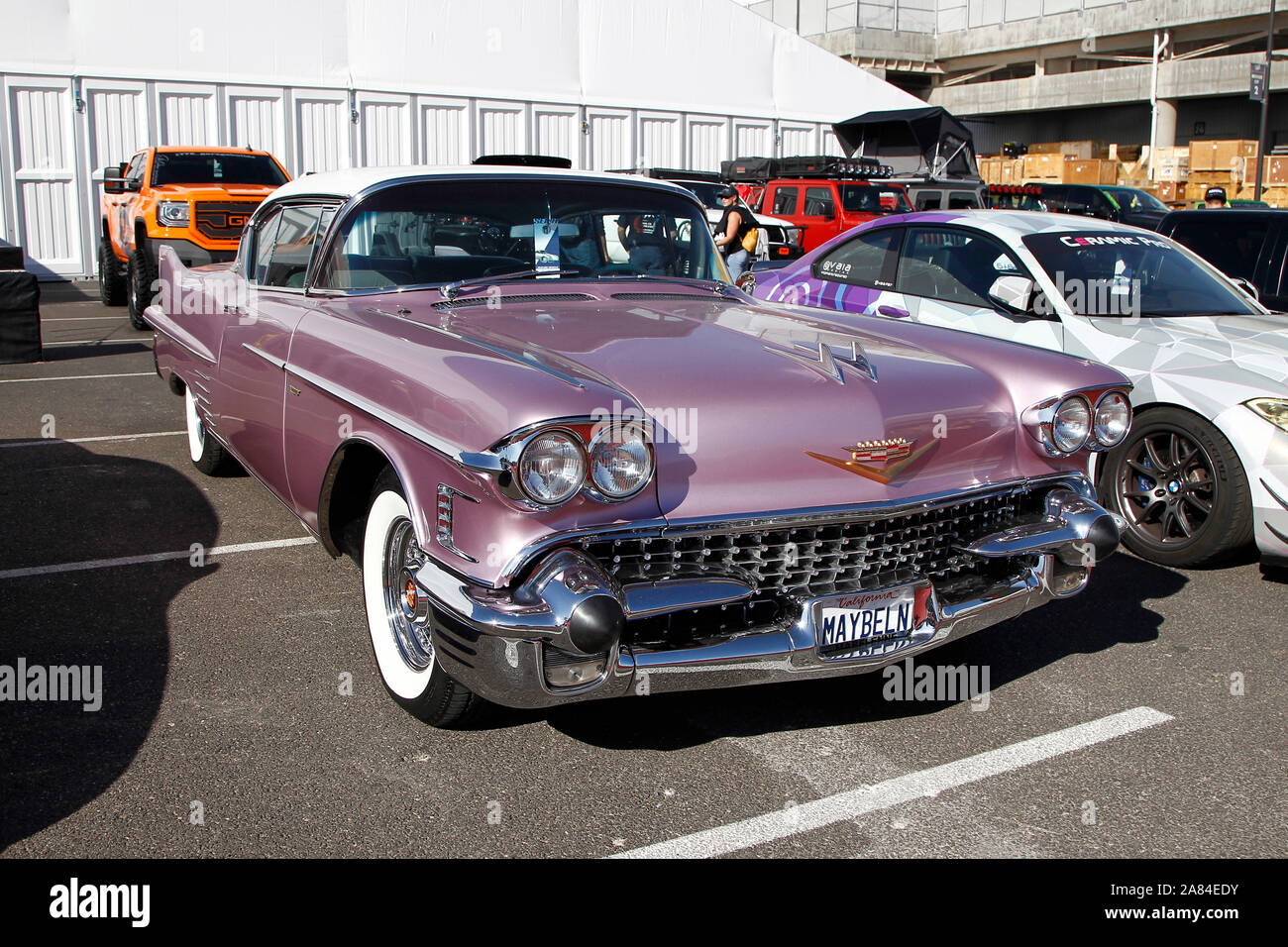 Las Vegas United States 05th Nov 2019 A Restored 1958 Cadillac