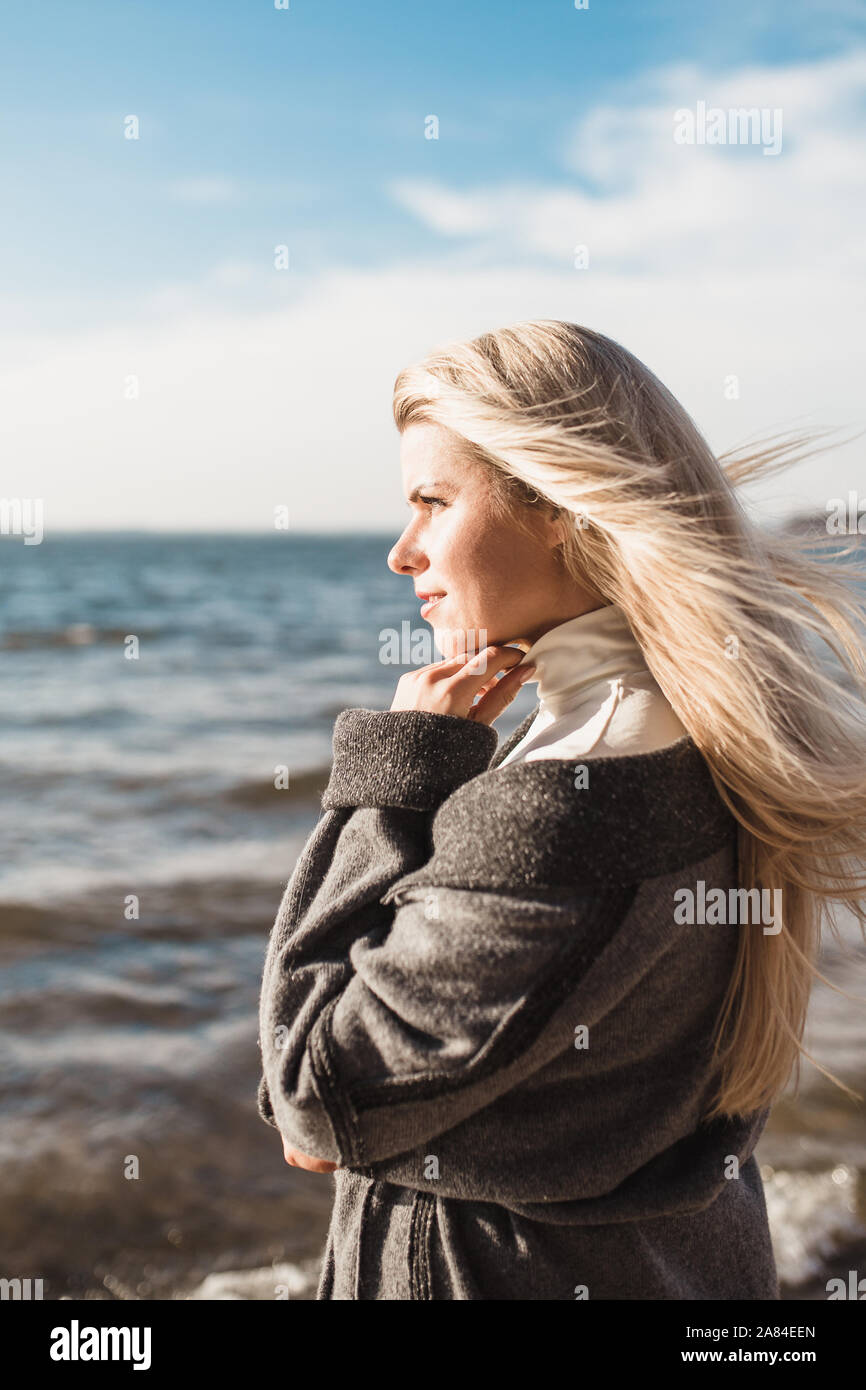 Slim blonde hi-res stock photography and images - Alamy