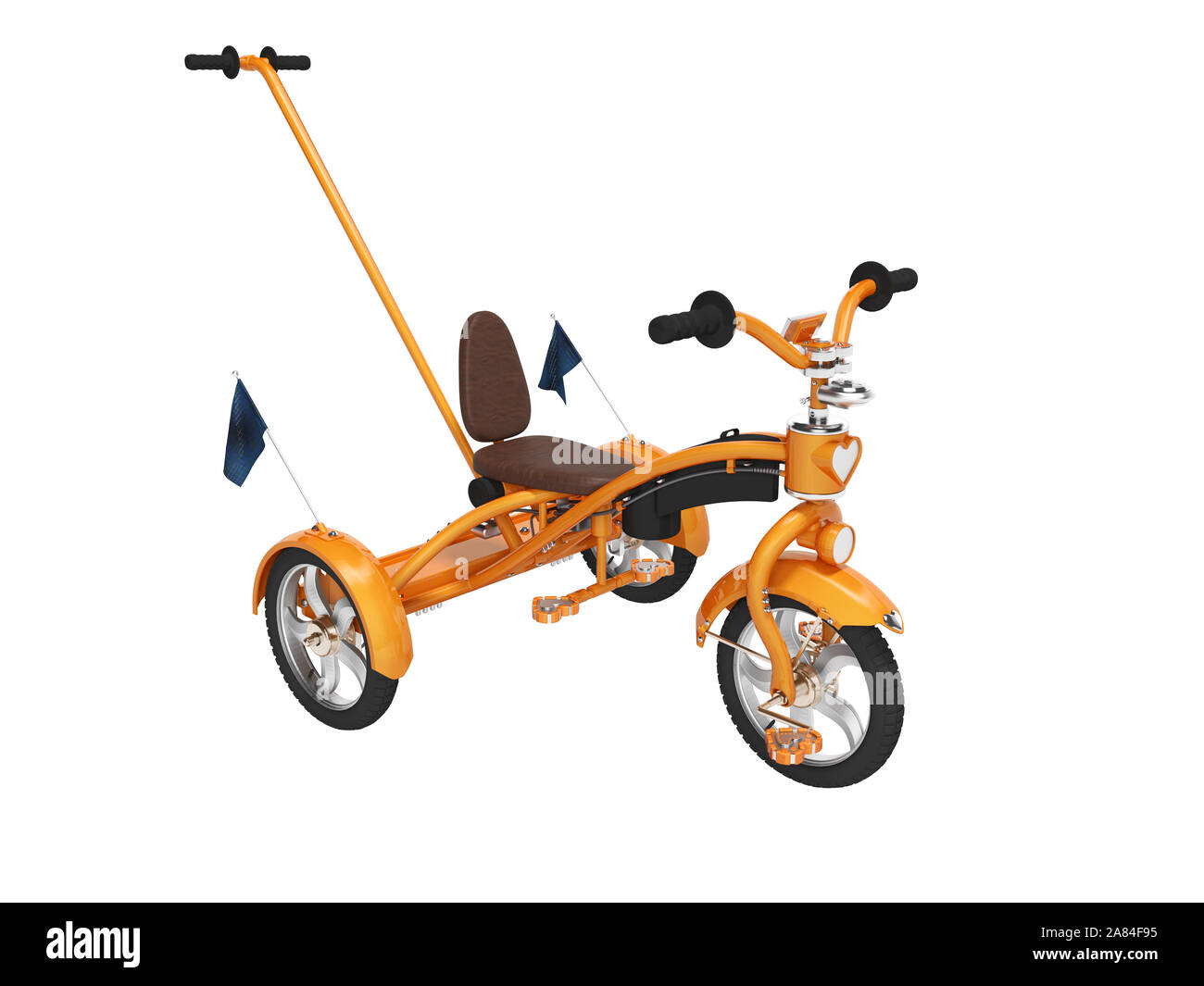 parent handle for child's bike