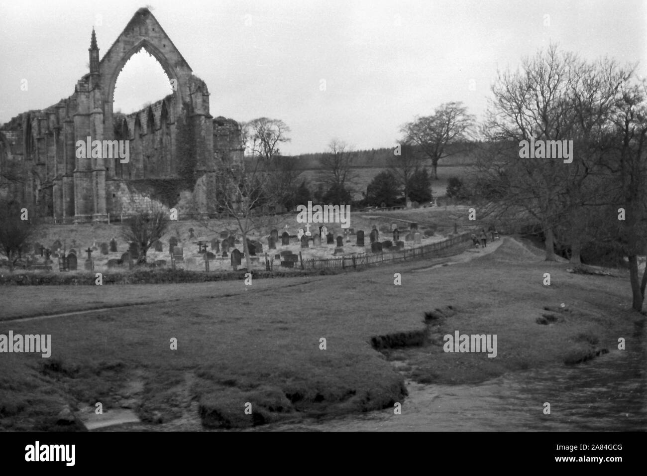 Bolton Abbey in 1982 Stock Photo Alamy