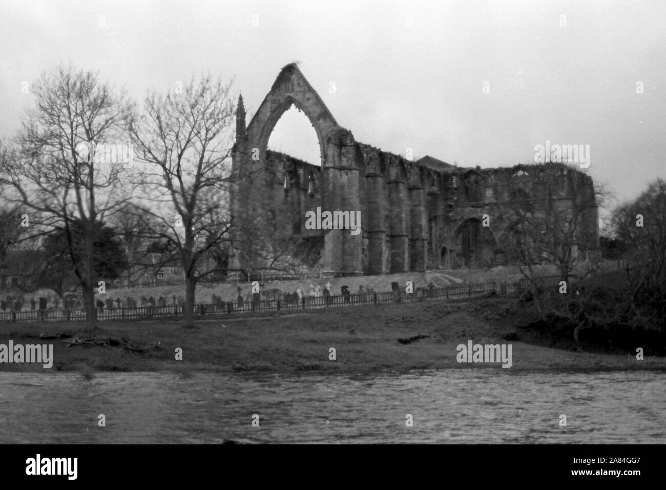 Bolton Abbey in 1982 Stock Photo Alamy