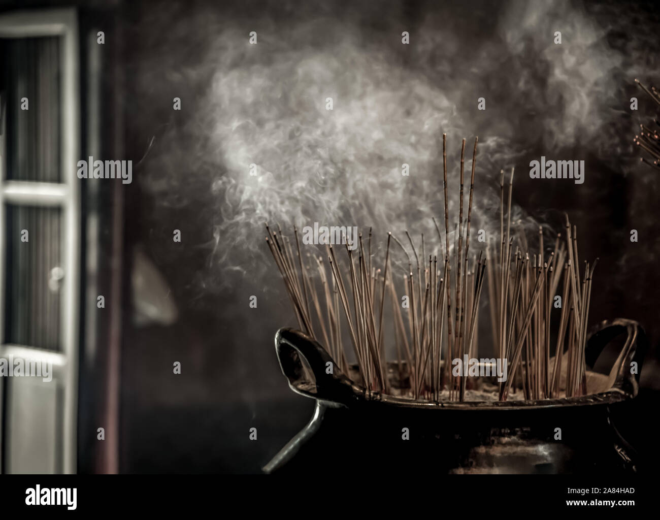 Bangkok buddhist incense burner hi-res stock photography and images - Alamy