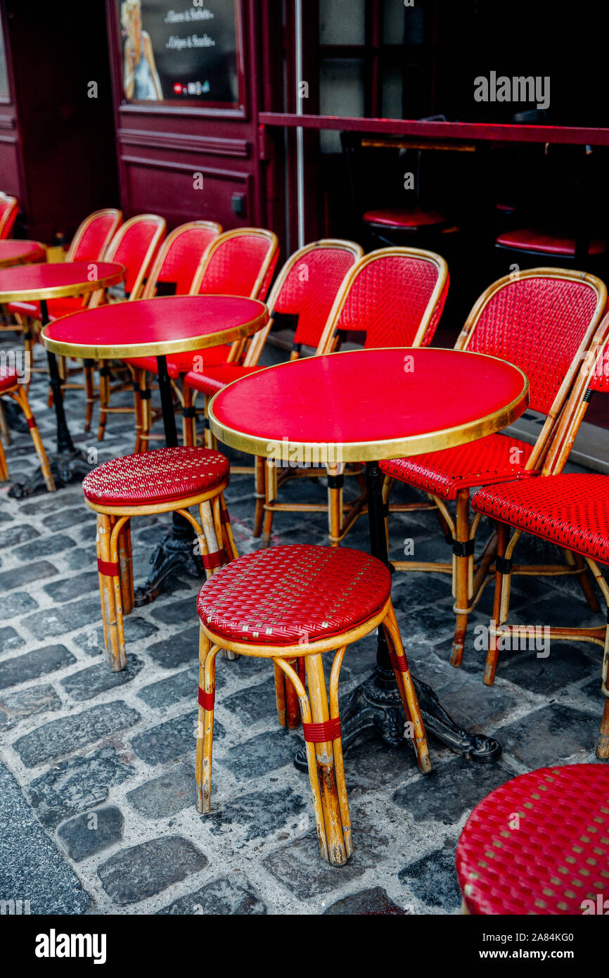 Terrasse parisienne, Paris Stock Photo