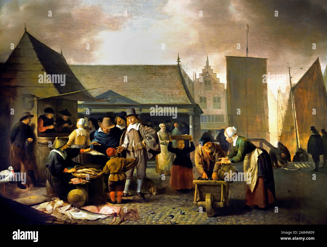 Renaissance market painting hi-res stock photography and images - Alamy