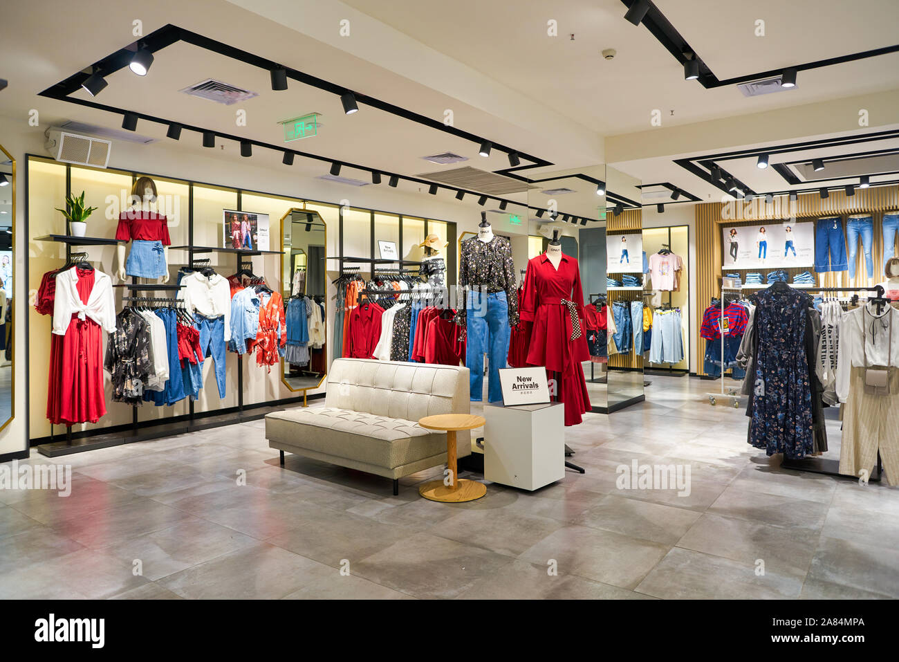 SHENZHEN, CHINA - CIRCA APRIL, 2019: goods on display at Fresh store in  Coastal City shopping mall Stock Photo - Alamy