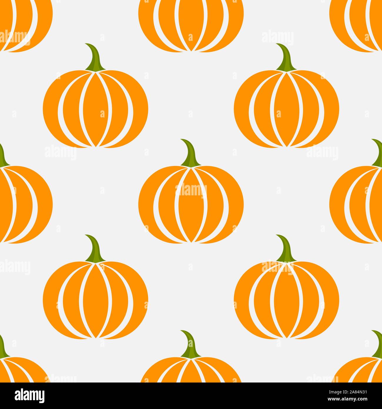 Autumn pumpkins seamless pattern. Vector illustration Stock Vector ...