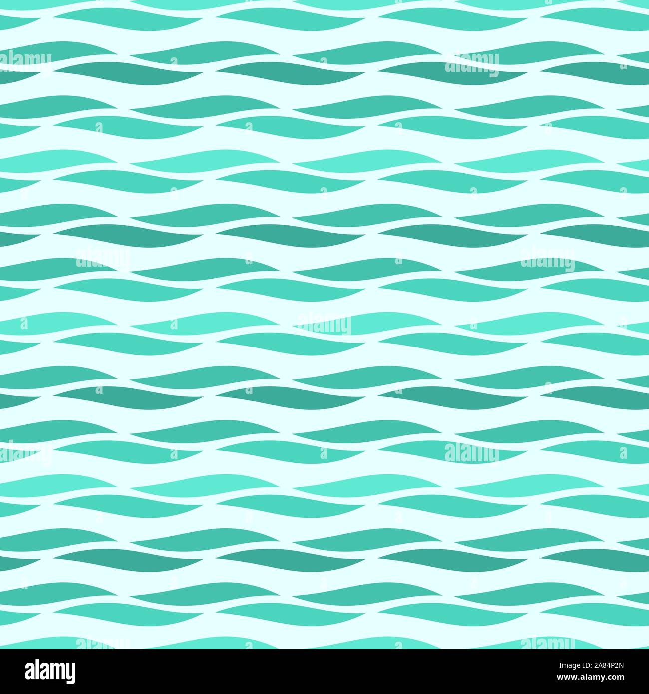 Water sea waves seamless pattern. Vector illustration Stock Vector ...