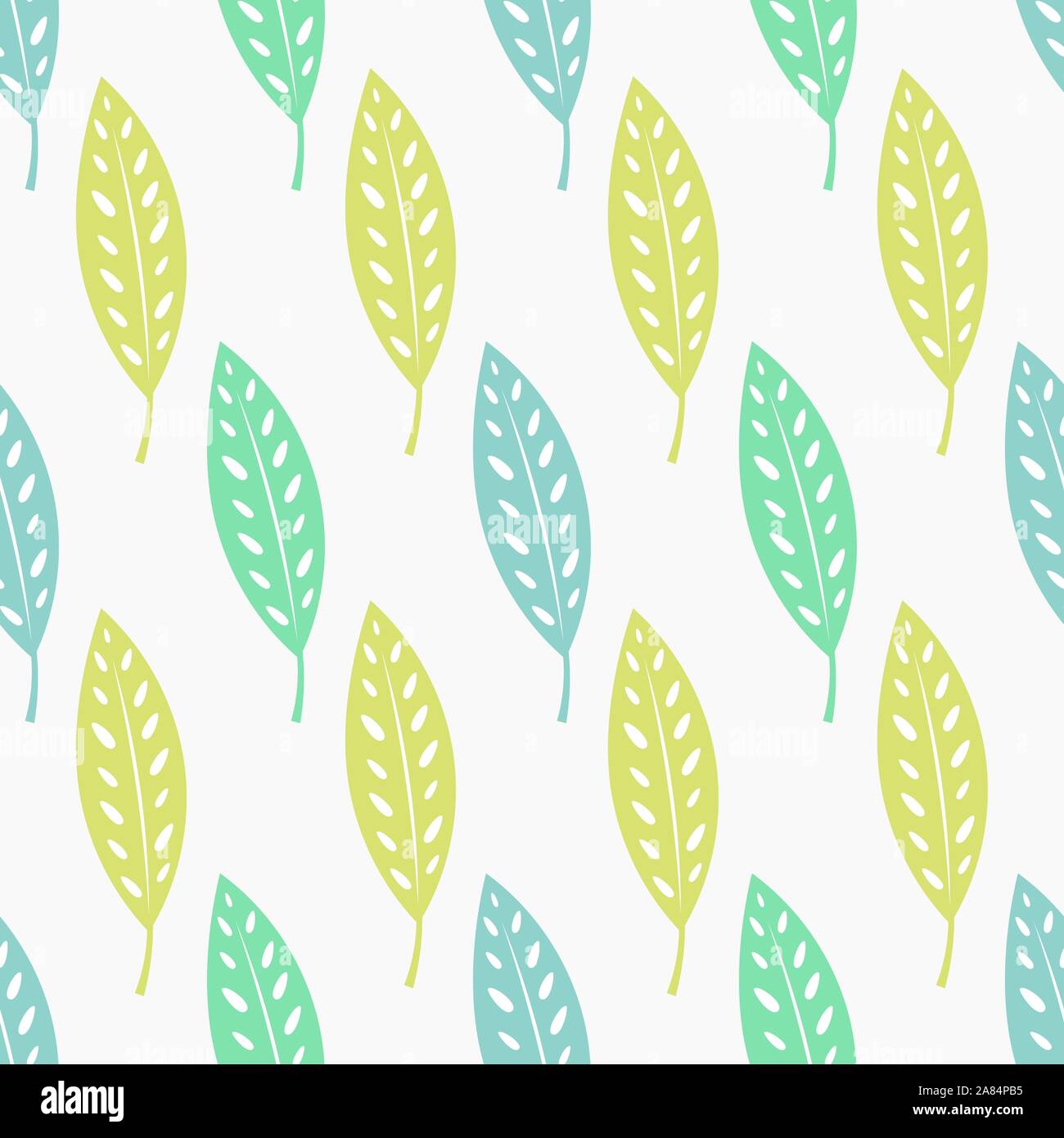 Leaves seamless pattern. Vector illustration Stock Vector Image & Art ...