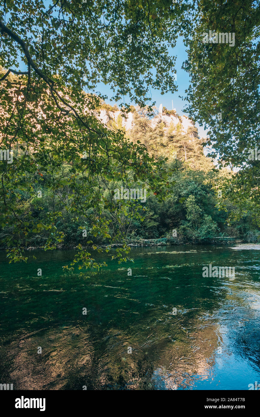 Natural Spring France The fountain, or spring, of Vaucluse, is the biggest spring in France ...