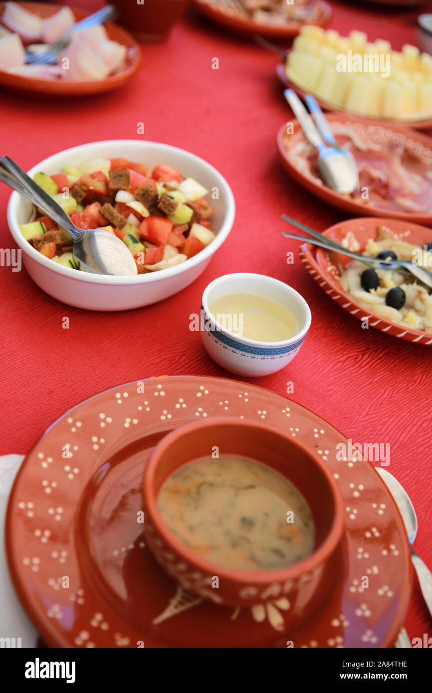 Traditional Portuguese Lunch Stock Photo Alamy