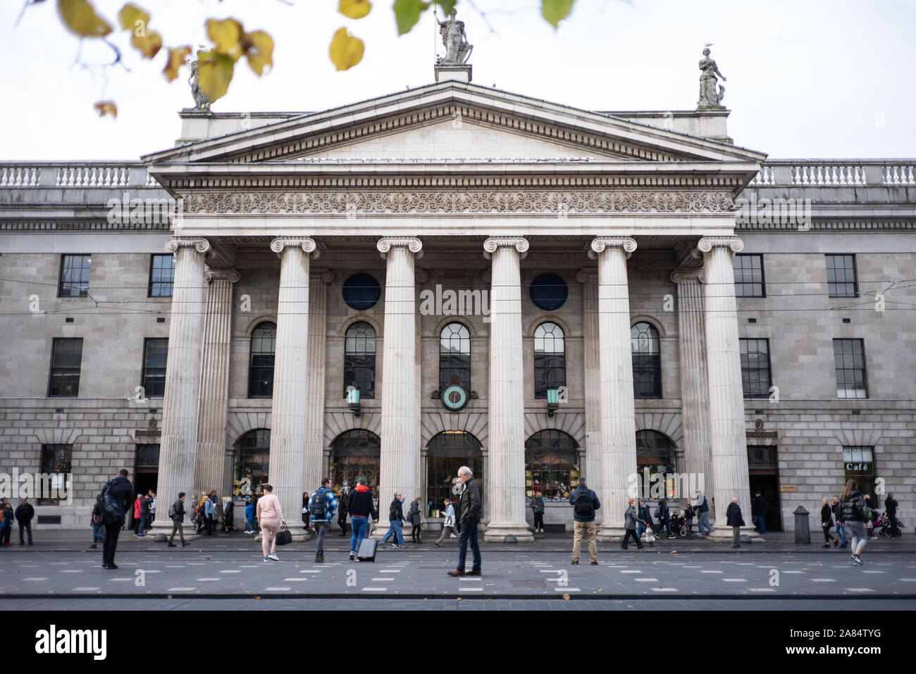 The General Post Office on O'Connell Street in Dublin, Ireland Stock