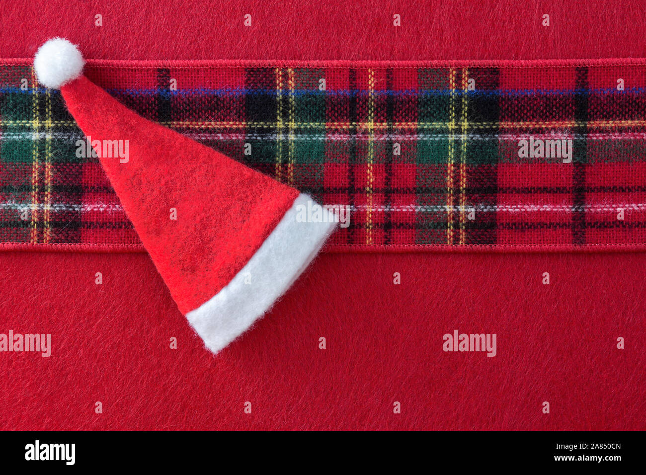 Christmas background and hat Stock Photo - Alamy