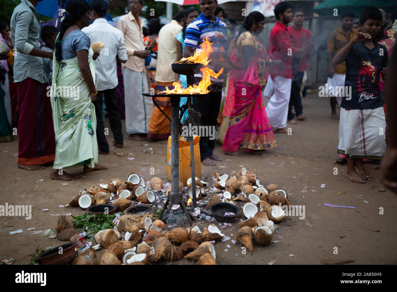 Kali Kovil, Trincomalee Sri Lanka Stock Photo