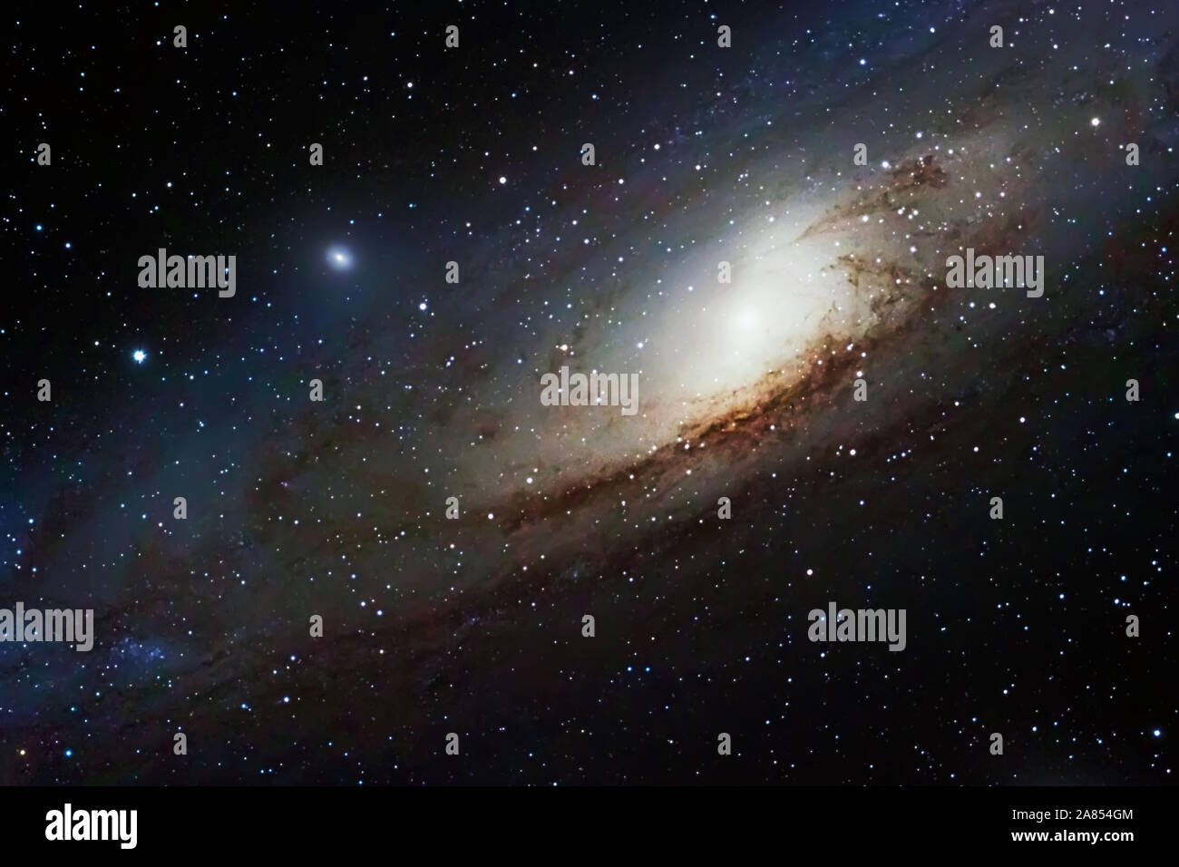 The Andromeda Galaxy Spiral Galaxy In The Constellation Of Andromeda 