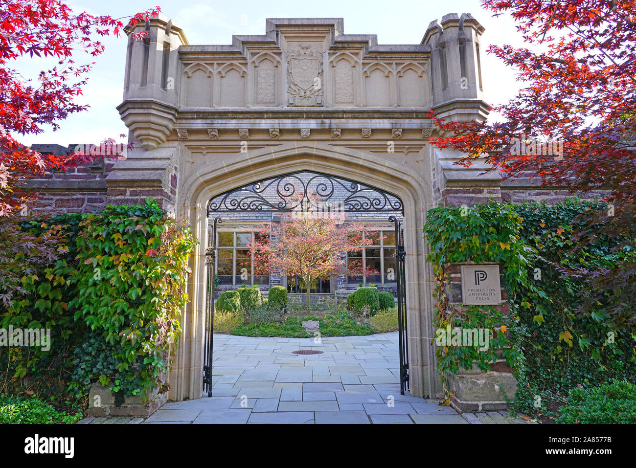 PRINCETON, NJ -4 NOV 2019- View of the historic Princeton University Press  building on the campus of Princeton University, USA Stock Photo - Alamy