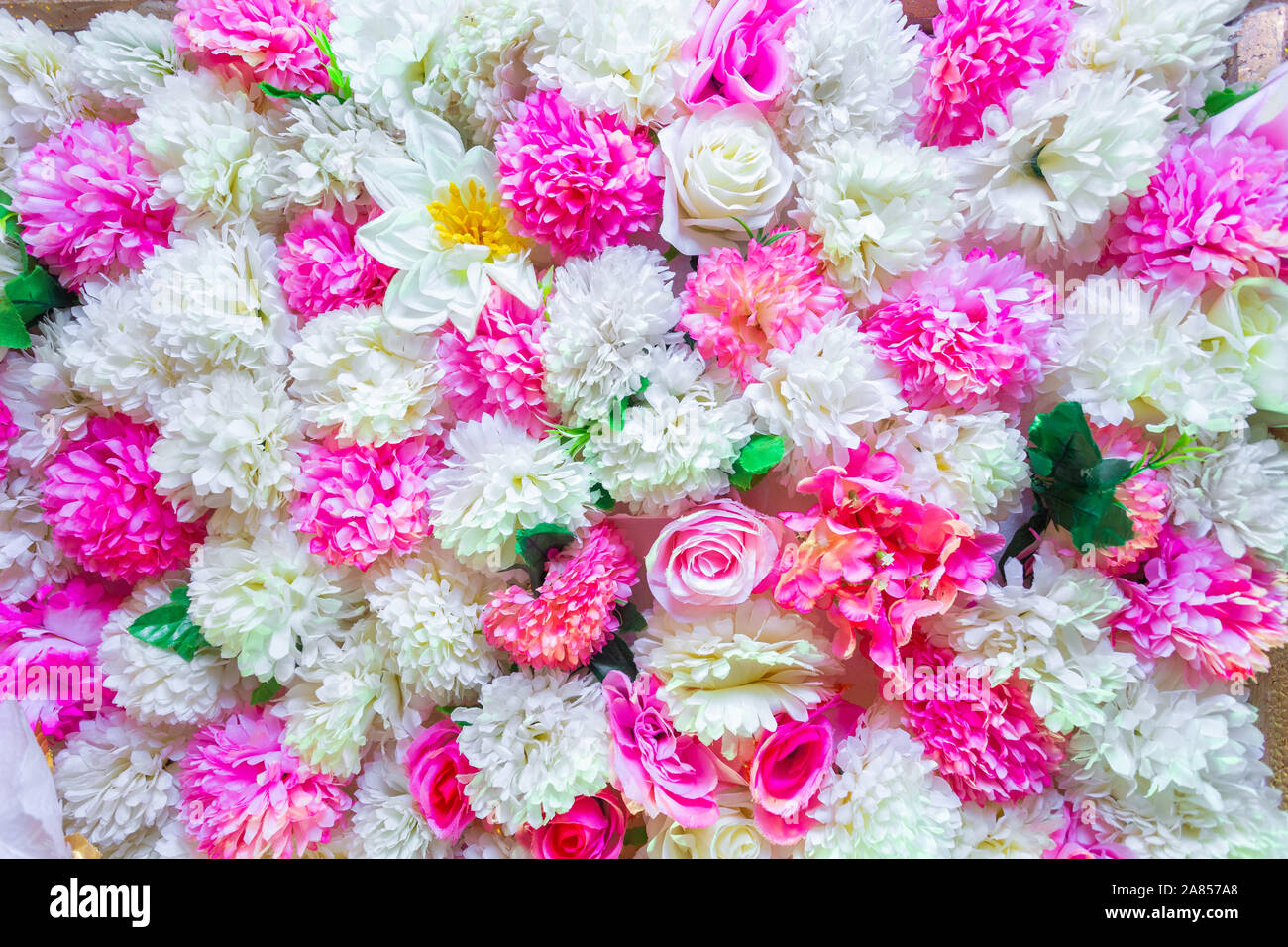 Multi Color Hand Made Paper Flower Wedding Decoration And