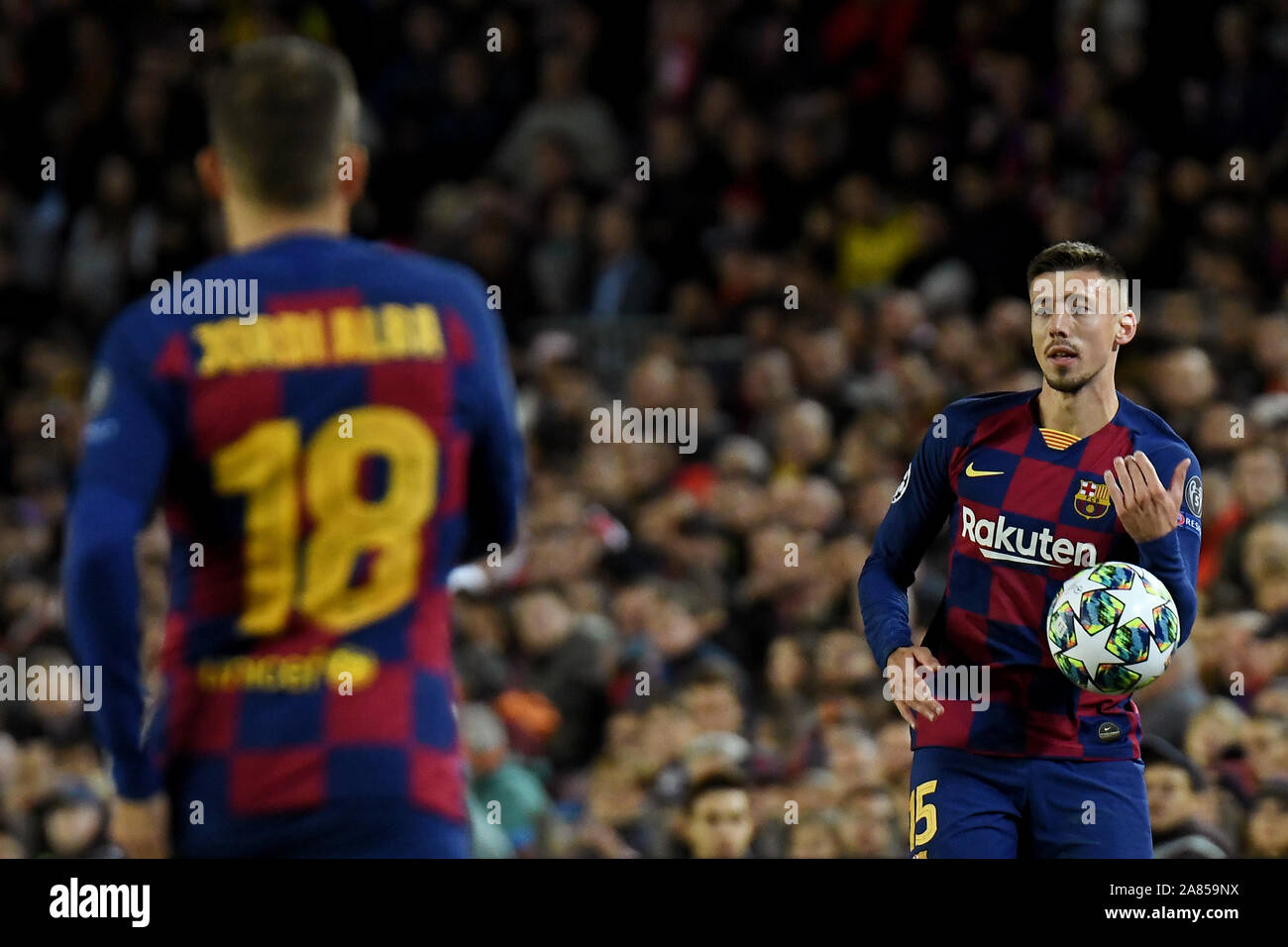 BARCELONA, 05-11-2019. UEFA Champions League 2019/ 2020, Date 4. Barcelona  - Slavia Praga. Lionel Messi of FC Barcelona Credit: Pro Shots/Alamy Live  News Stock Photo - Alamy