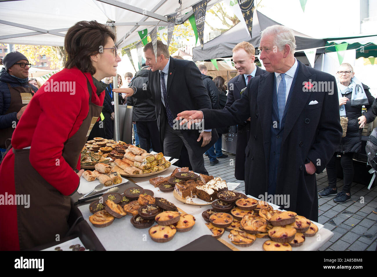 The Prince Of Wales Meets Isadora Popovic At Her Popina Bakery