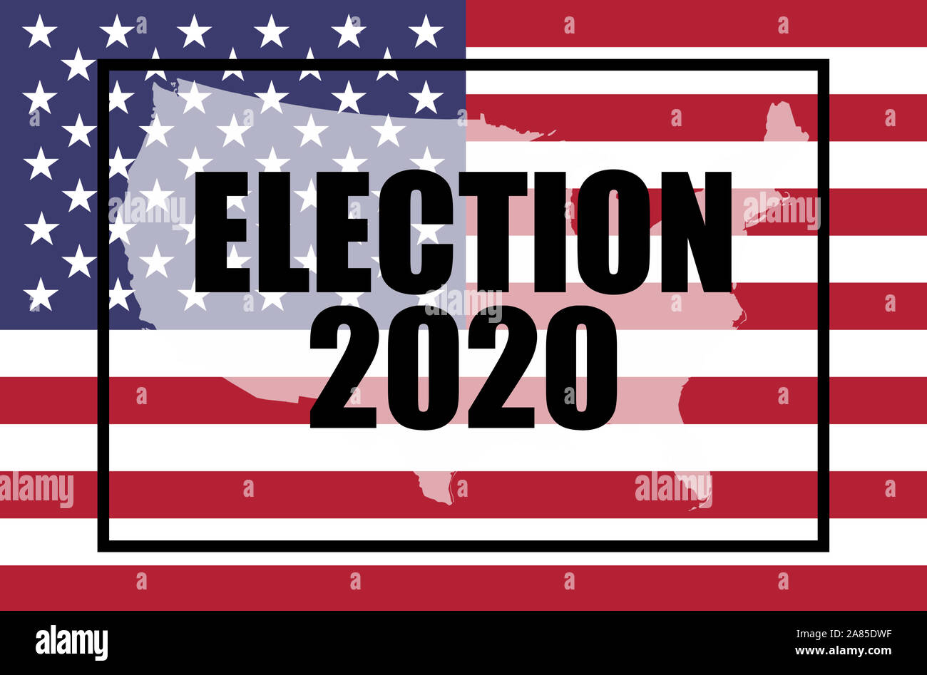 2020 election map hi-res stock photography and images - Alamy