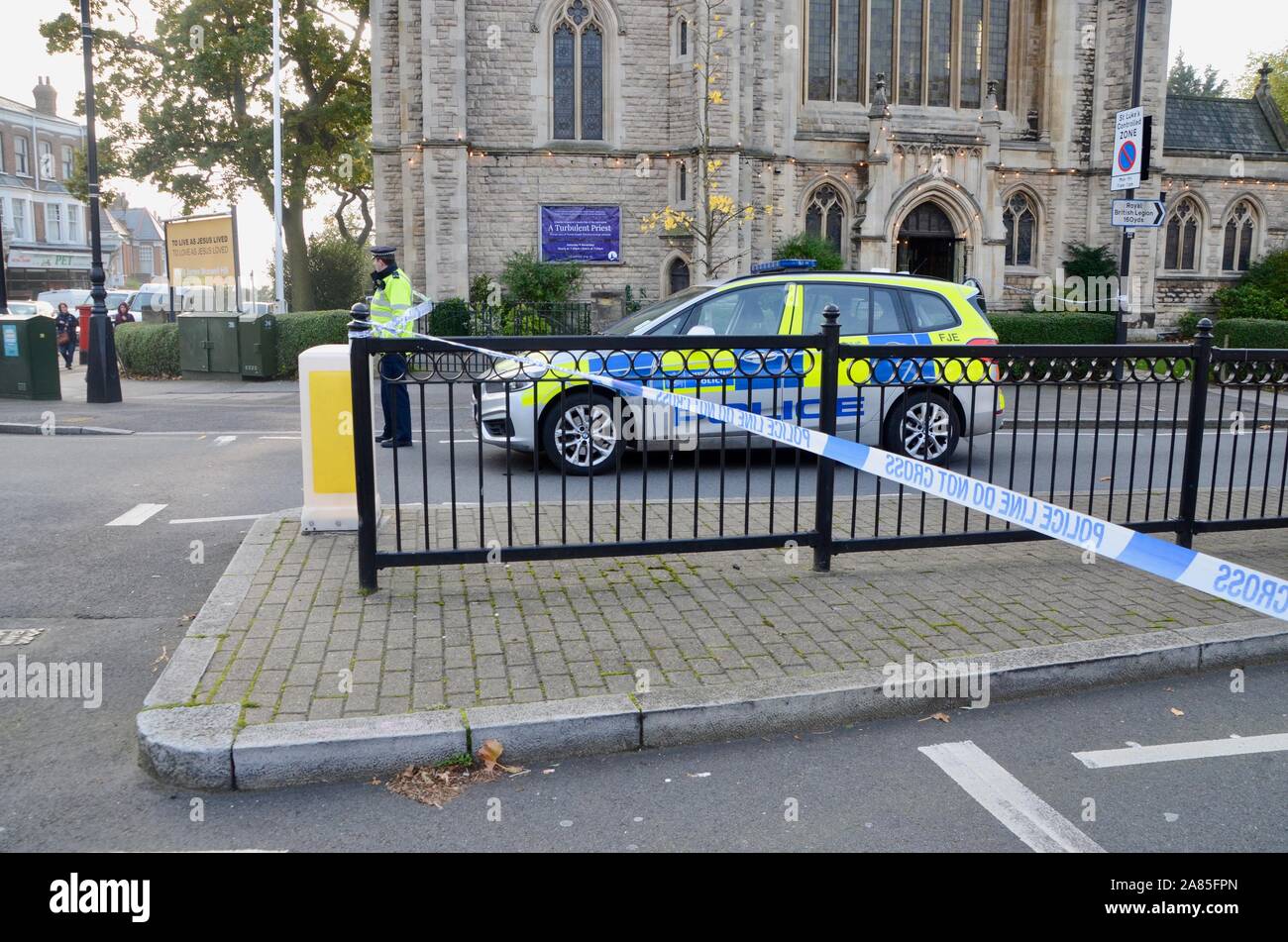 police incident are investigating stabbing of man in muswell hill north