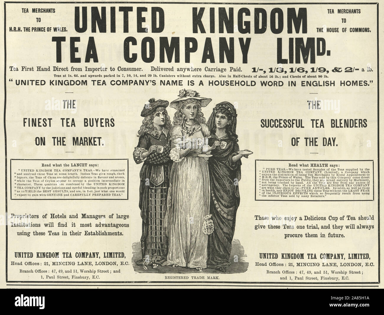 Vintage Advert Tea Stock Photos & Vintage Advert Tea Stock Images Alamy