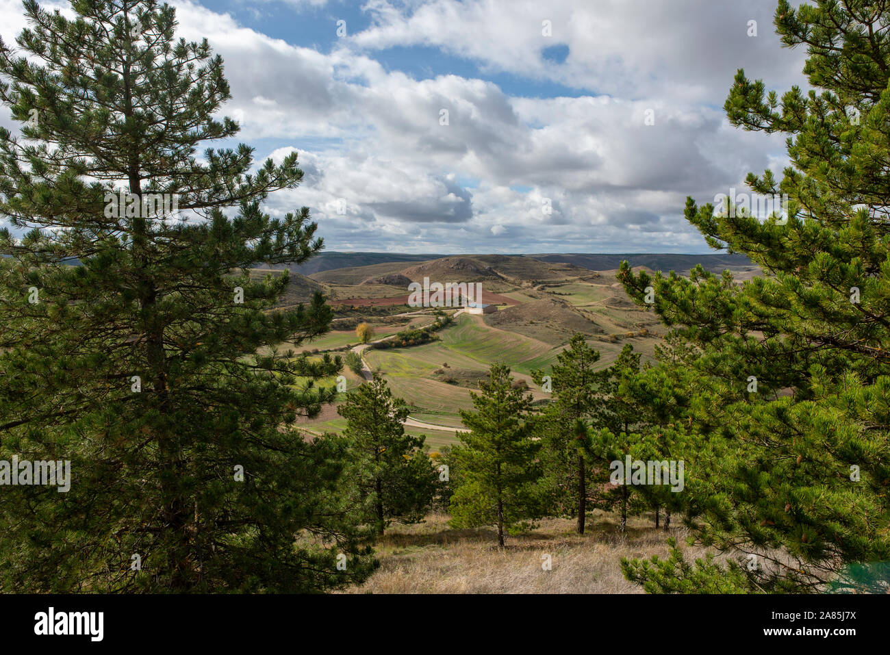 Spain mountains village soria hi-res stock photography and images - Alamy