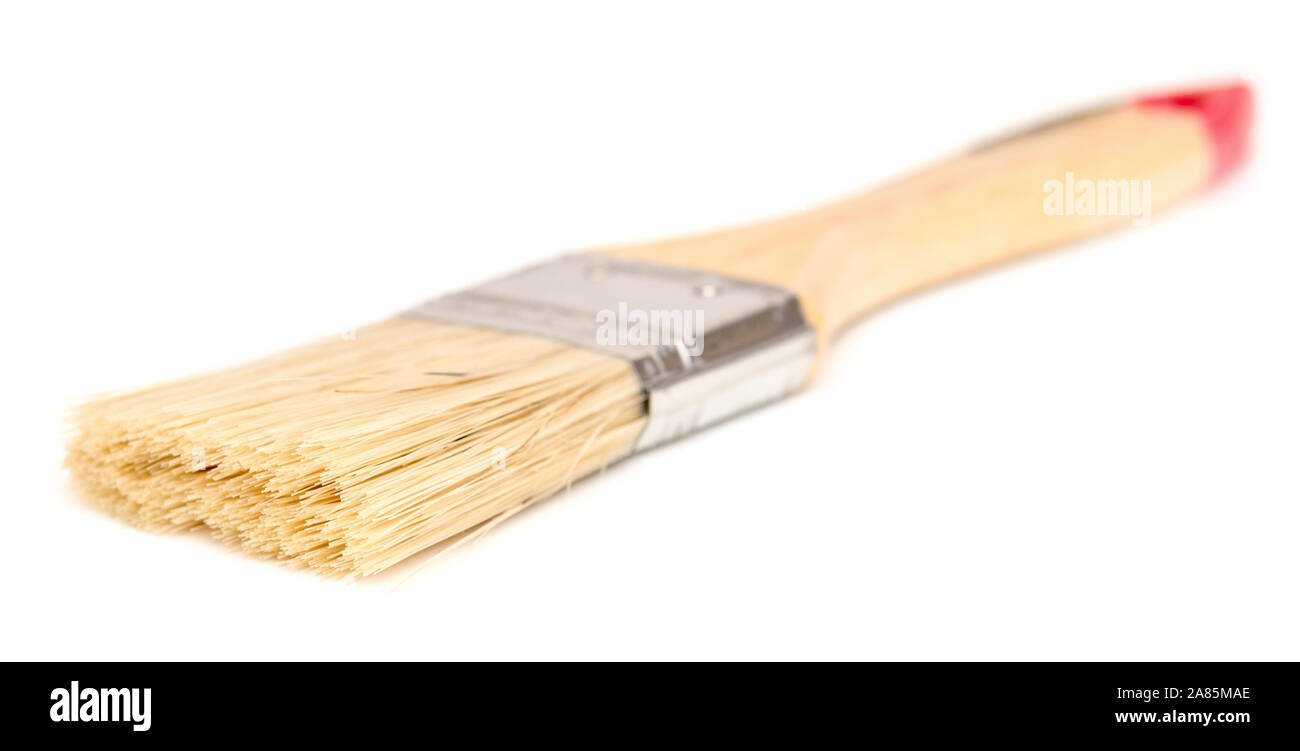 Brush isolated on white background Stock Photo - Alamy