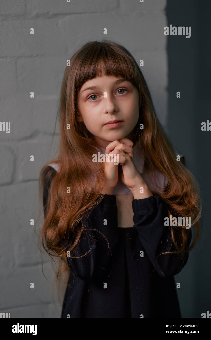 School girl hair in Brown