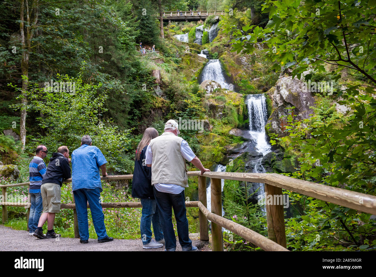 Triberg Falls, Black Forest Germany Europe EU Stock Photo
