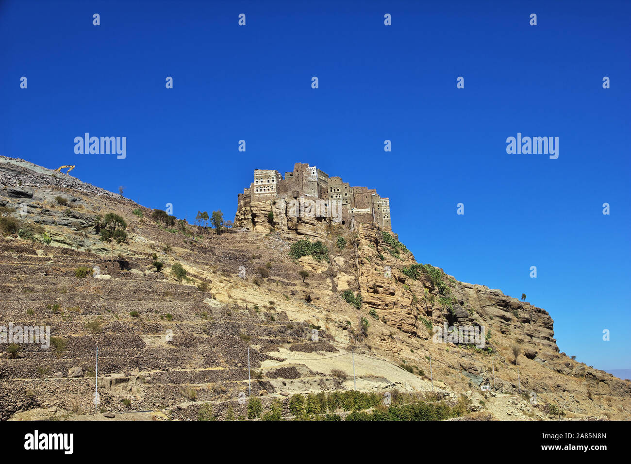 Al Hatab village in Yemen Stock Photo - Alamy