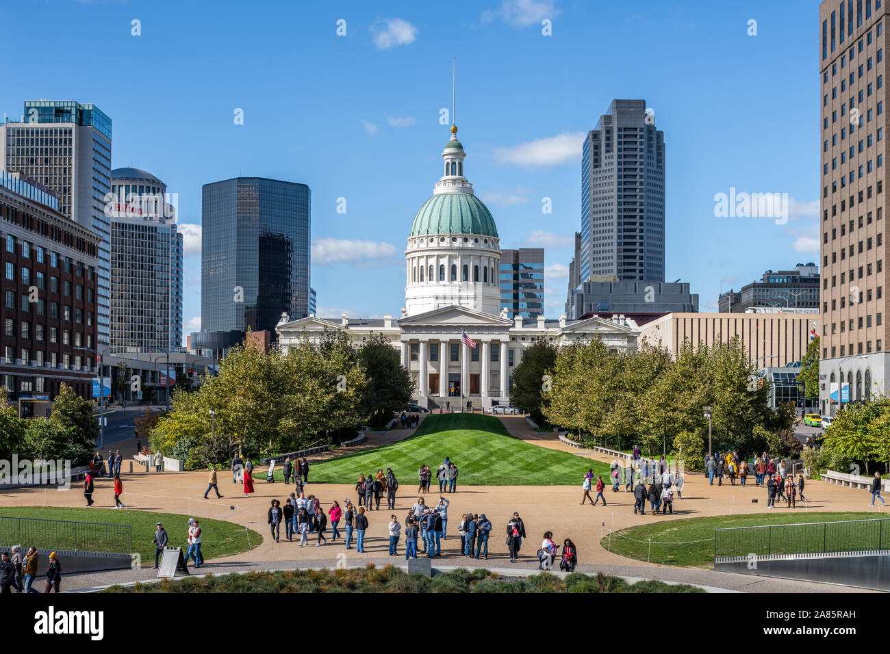 Old courthouse in downtown St. Louis Stock Photo