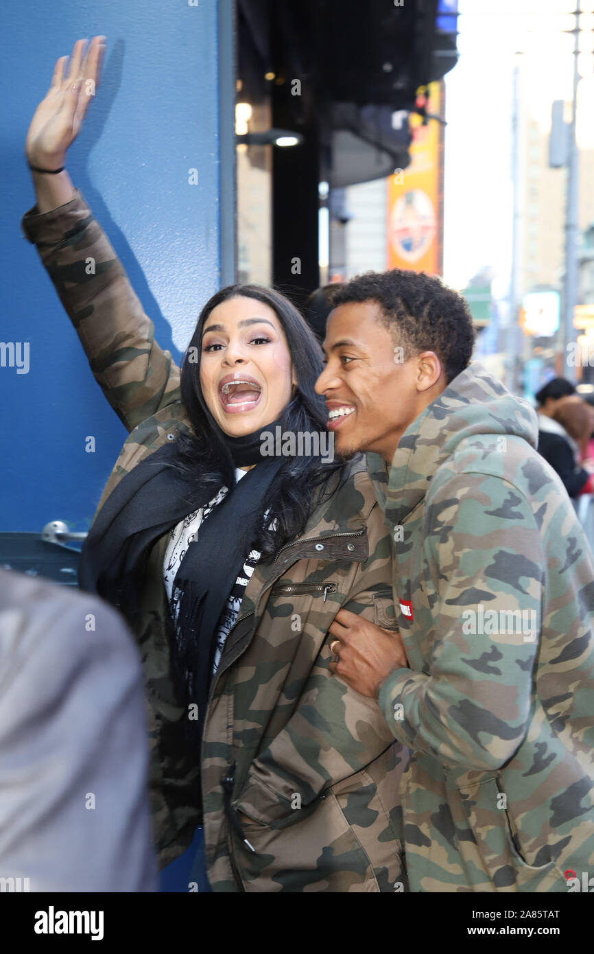 New York, NEW YORK, ESTADOS UNIDOS. 6th Nov, 2019. Jordin Sparks and