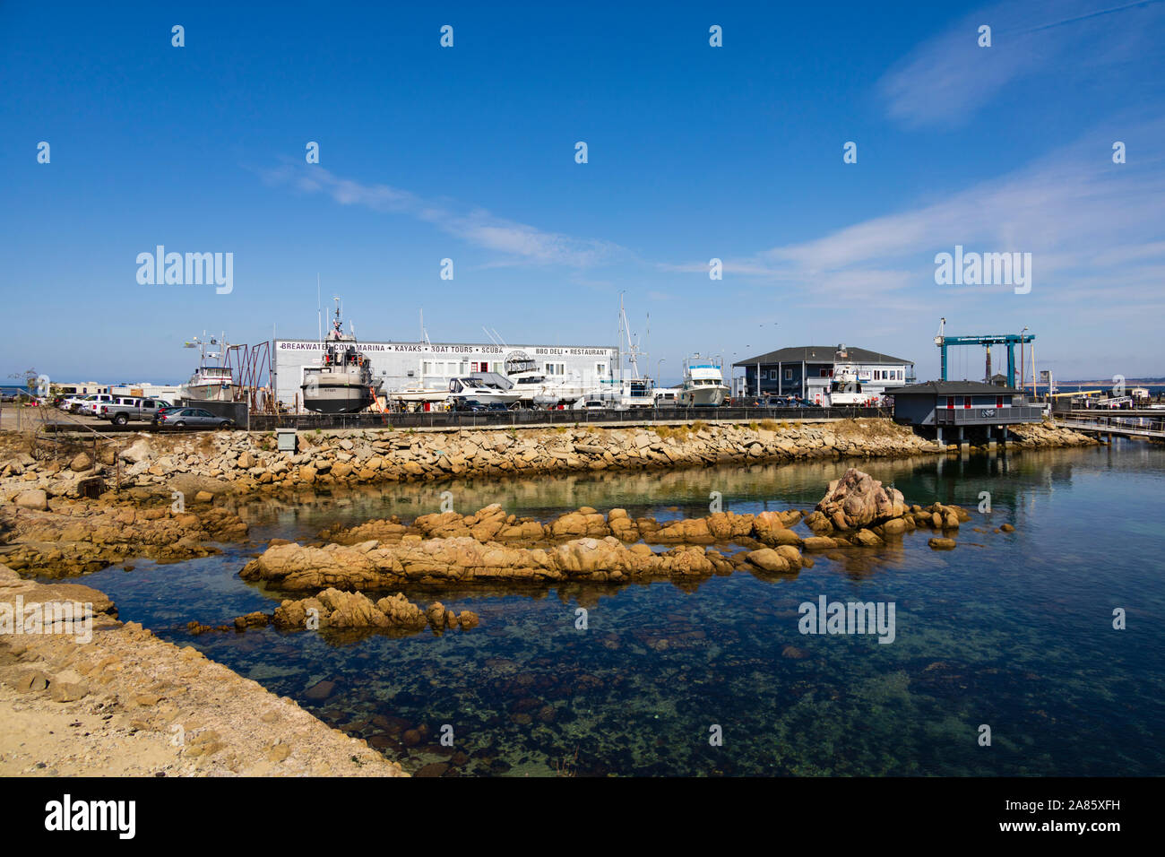 Breakwater Cove, Monterey, California, United States of America. Stock Photo