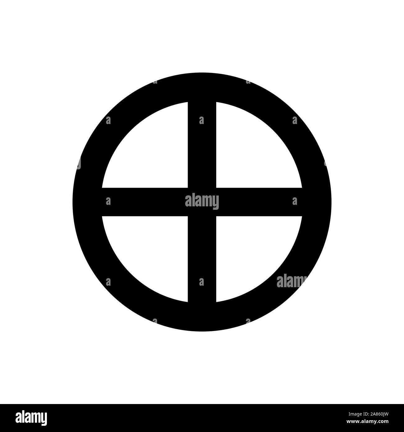 Japanese round icon, shimazu symbol of Japan Stock Vector Image & Art ...